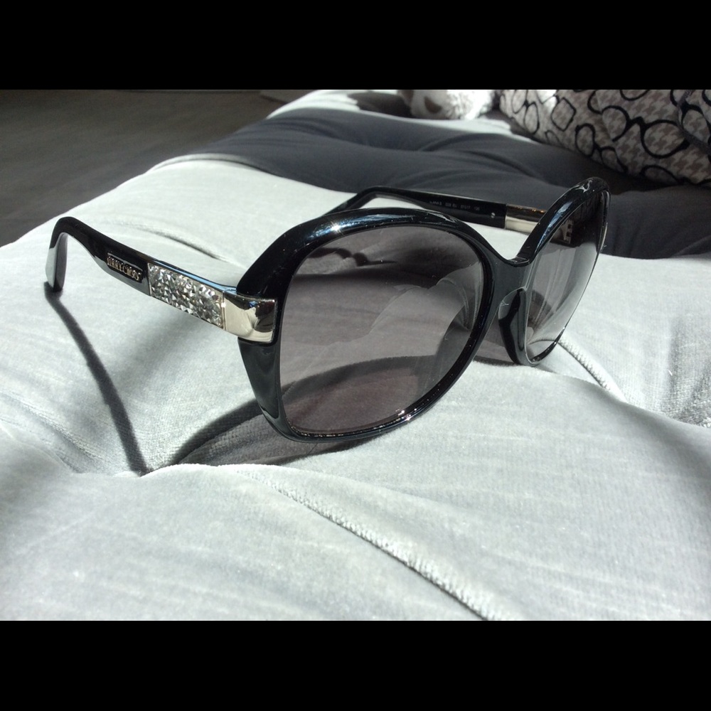 Jimmy Choo Alana Sunglasses w/Swarovski crystals